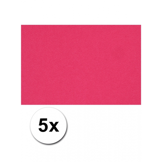 A4 hobby karton roze 5 stuks