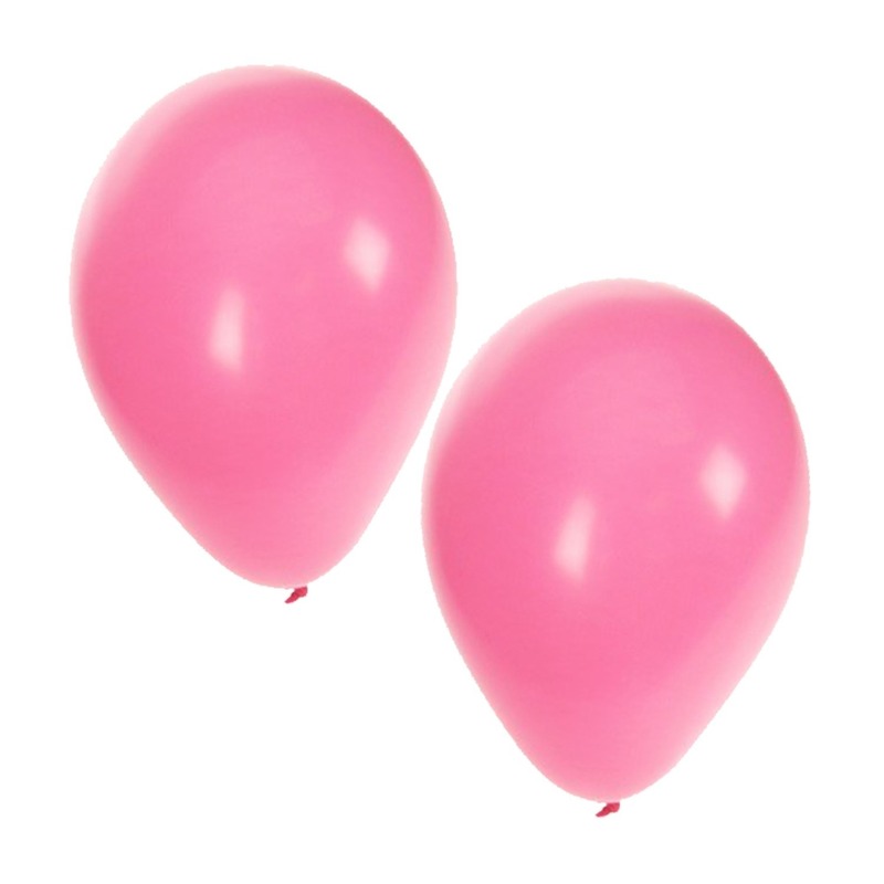 10 lichtroze ballonnen -