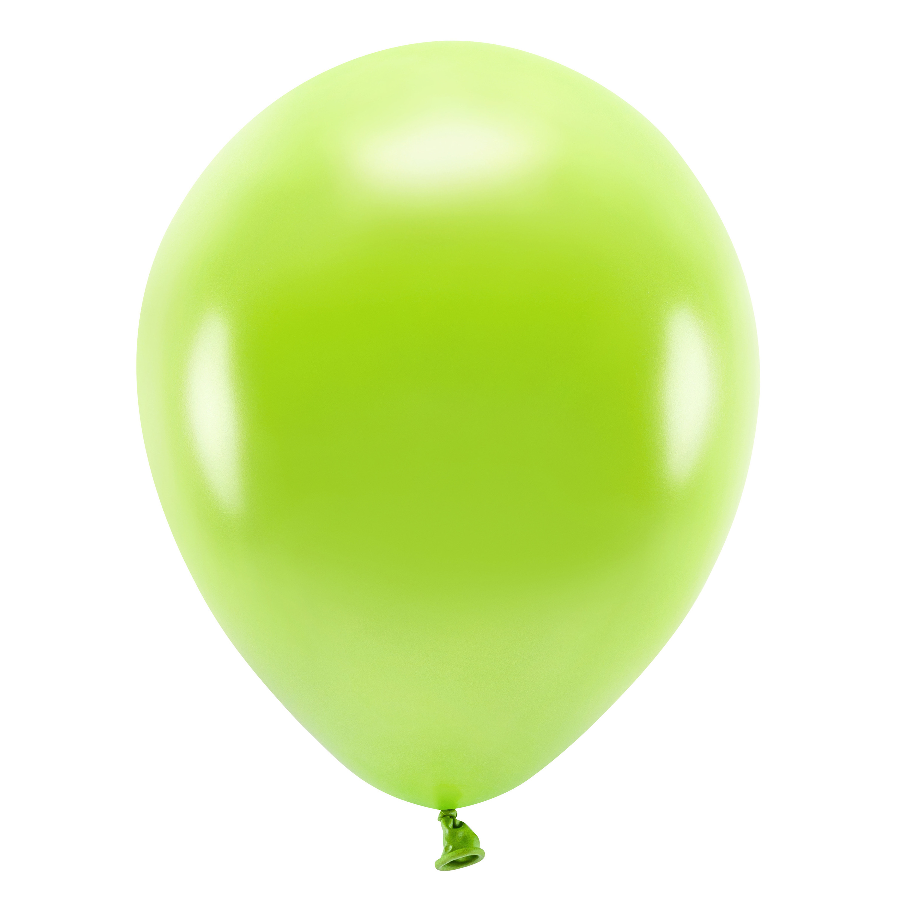 100x Lichtgroene/limegroene ballonnen 26 cm eco/biologisch afbreekbaar -
