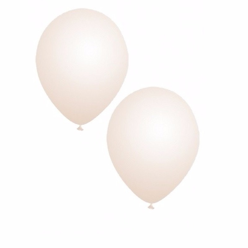 100x stuks Transparante party ballonnen 30 cm -