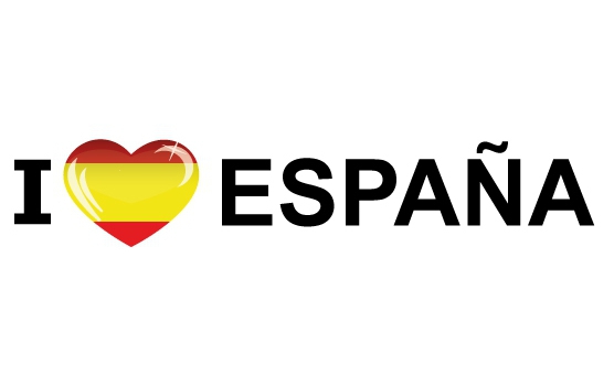 10x Spanje I Love Espana sticker 19 x 4 cm