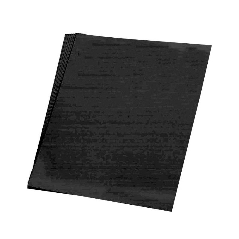 10x vellen zwart karton van 48 x 68 cm Karton vellen Bellatio