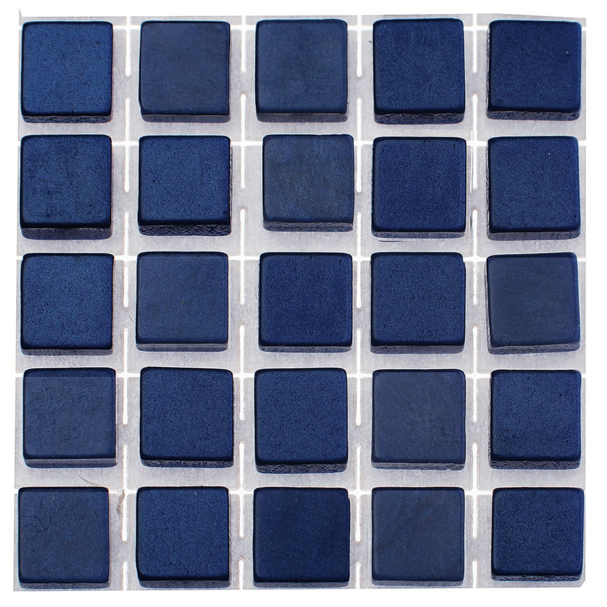 119x stuks mozaieken maken steentjes-tegels kleur donkerblauw 5 x 5 x 2 mm