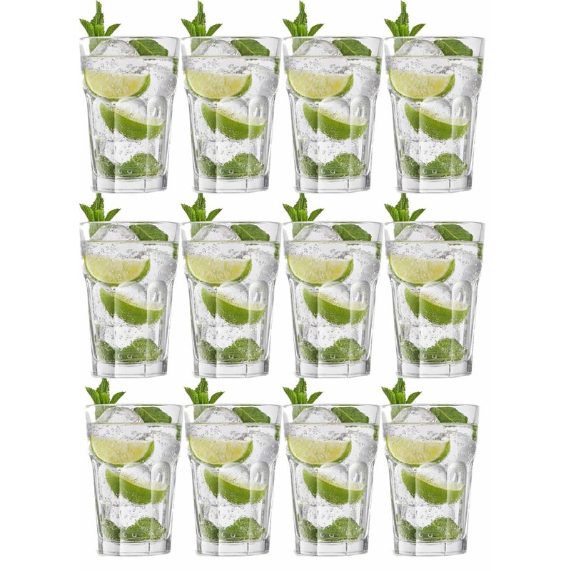 12x Cocktailglazen transparant 440 ml Oban