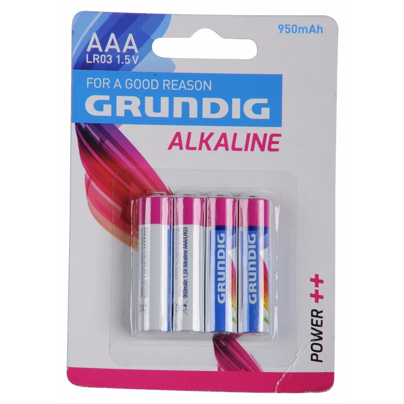 16x Grundig alkaline batterijen AAA