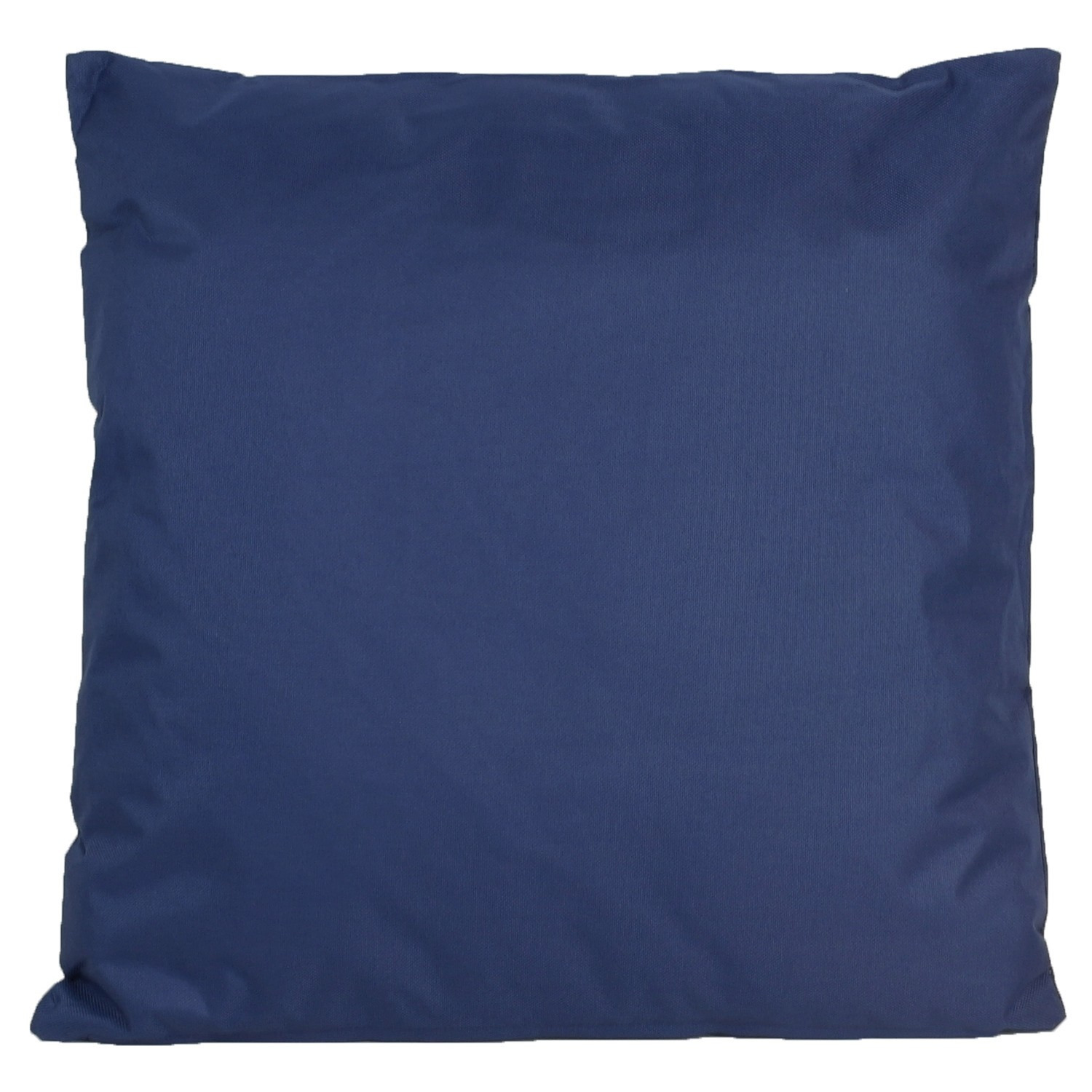 1x Bank-Sier kussens voor binnen en buiten in de kleur donkerblauw 45 x 45 cm