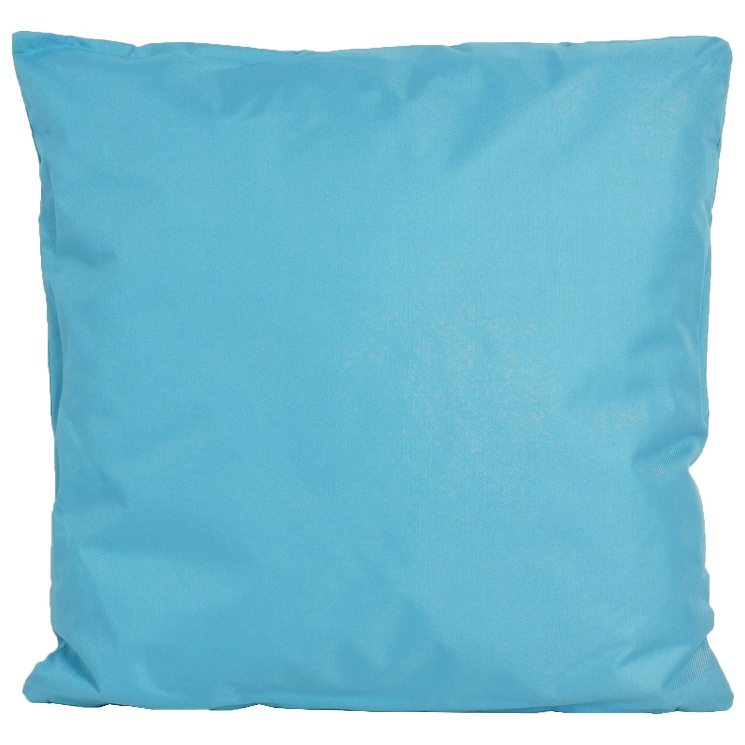 1x Bank-Sier kussens voor binnen en buiten in de kleur lichtblauw 45 x 45 cm