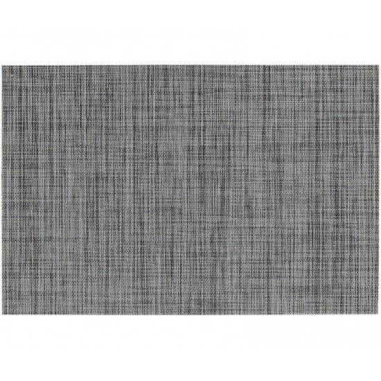 1x Placemat grijs geweven-gevlochten 45 x 30 cm