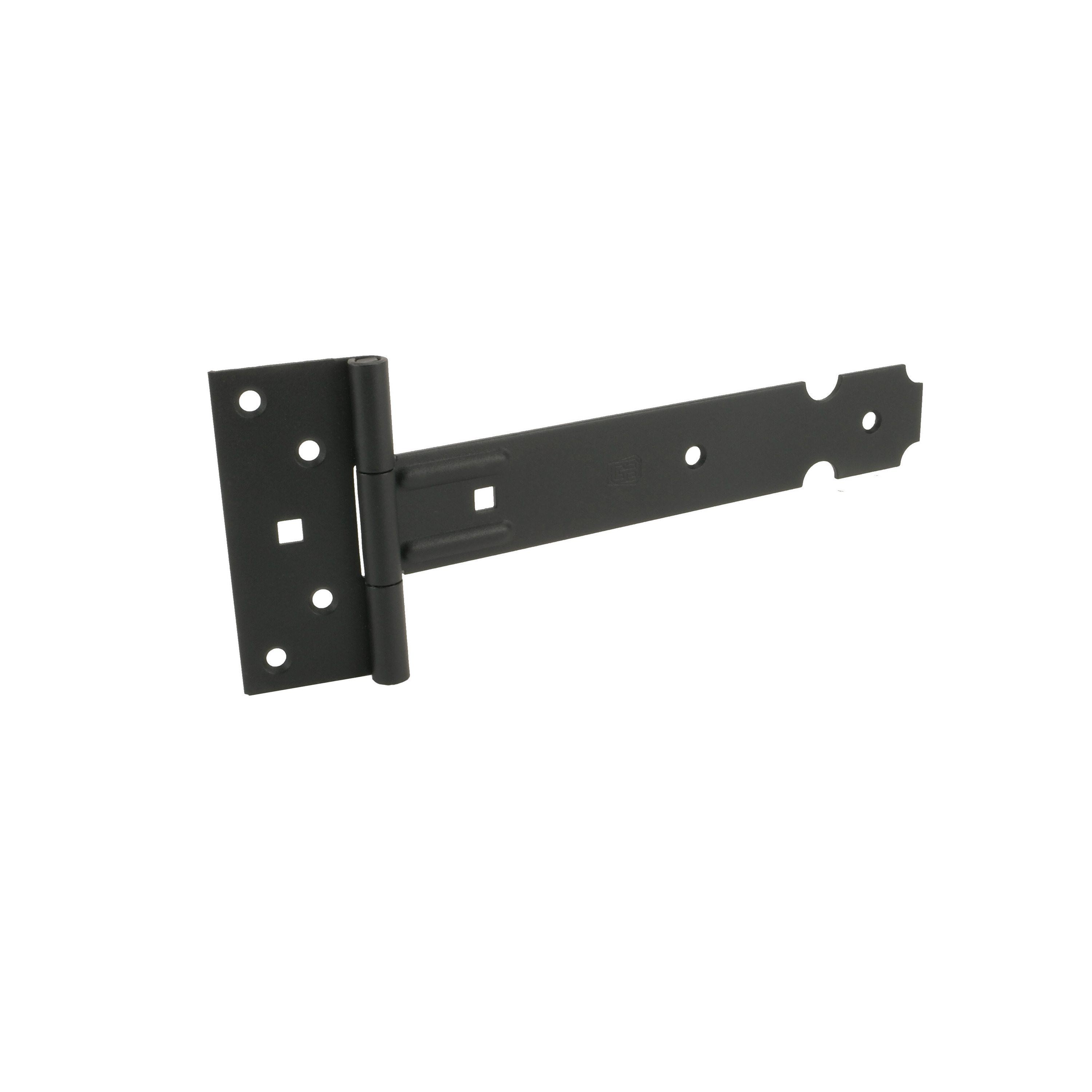 1x Poortscharnieren-hekwerk-kruisheng scharnieren staal zwart epoxy 25 x 3.5 cm