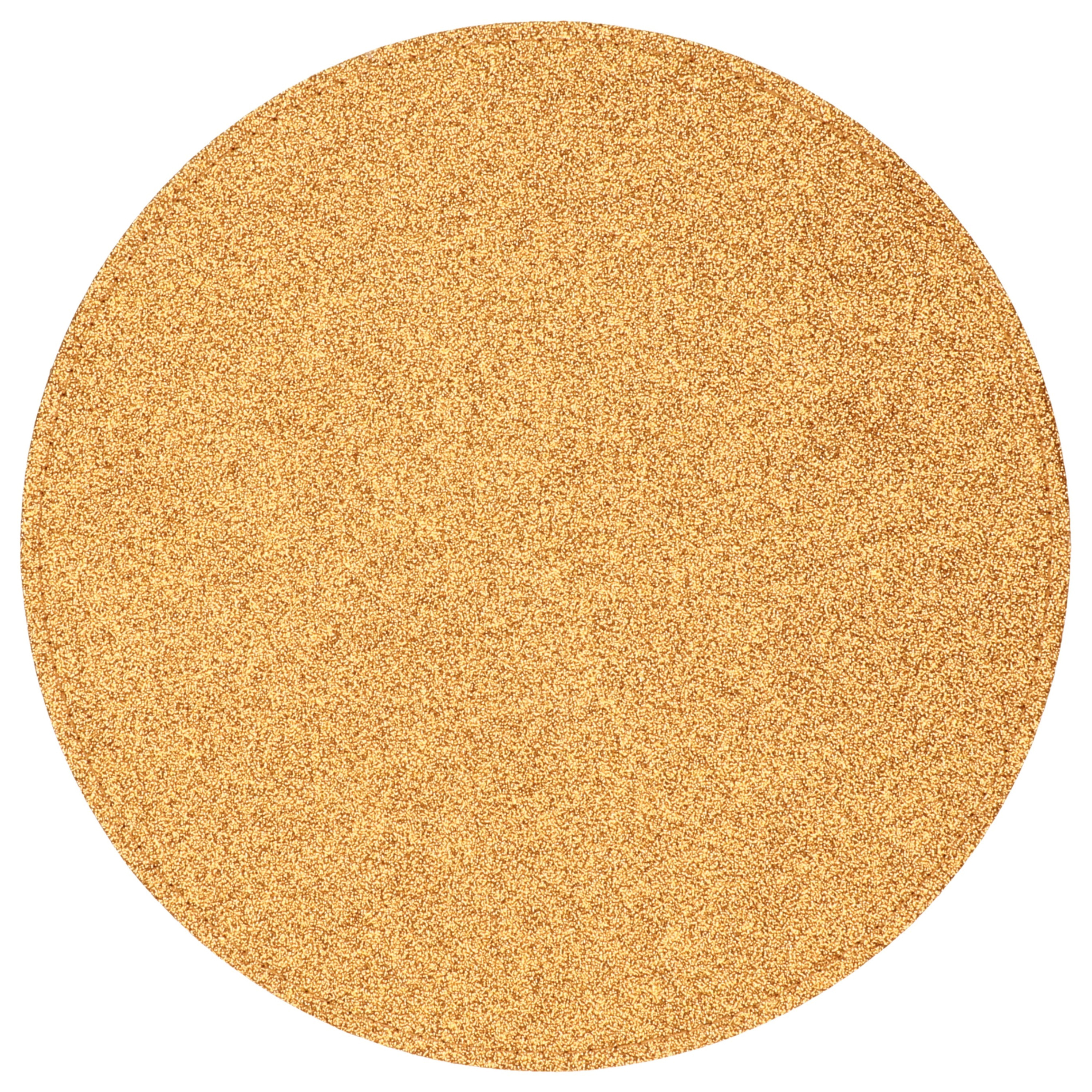 Excellent Houseware 1x Ronde placemats/onderleggers goud met glitters 33 cm -