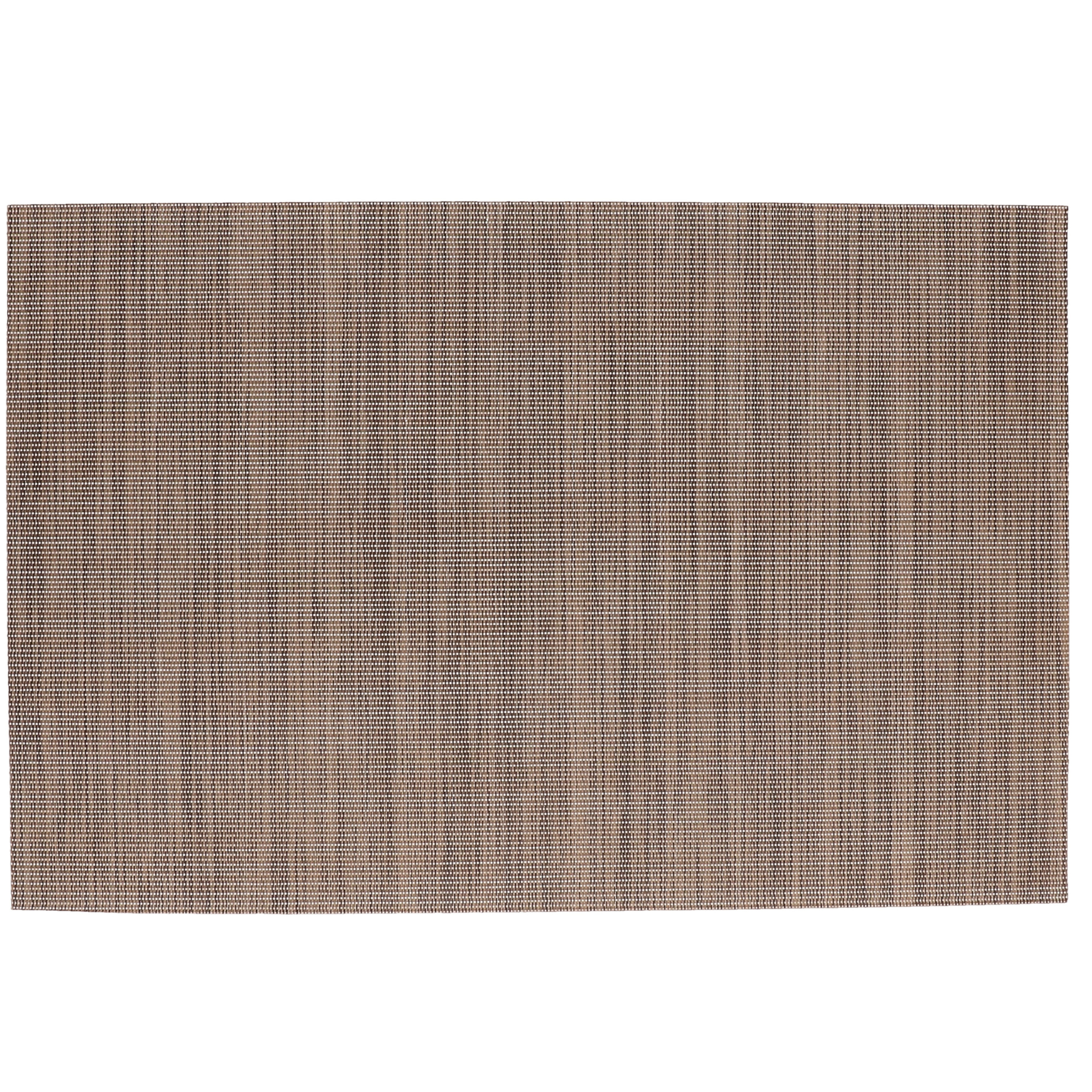 Merkloos 2x placemats bruin geweven/gevlochten 45 x 30 cm -