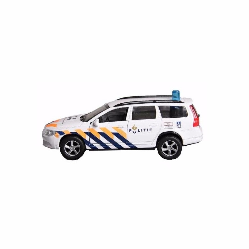 2x Politie speelgoed auto