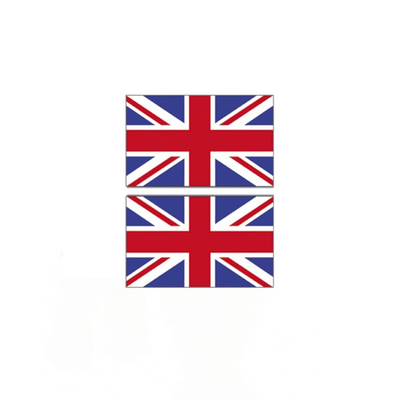 2x stuks vlag Verenigd Koninkrijk-Union Jack 90 x 150 cm feestartikelen