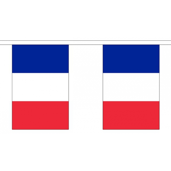 3x Buiten vlaggenlijn Frankrijk 3 meter