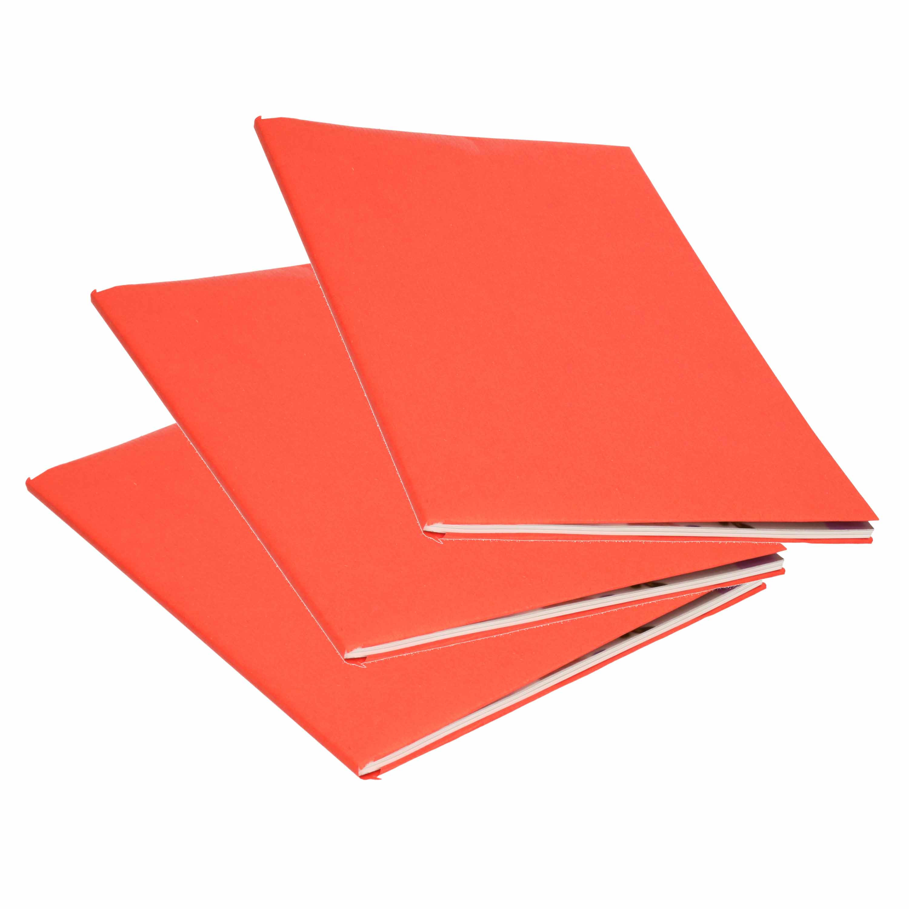 3x Rollen kraft kaftpapier rood 200 x 70 cm