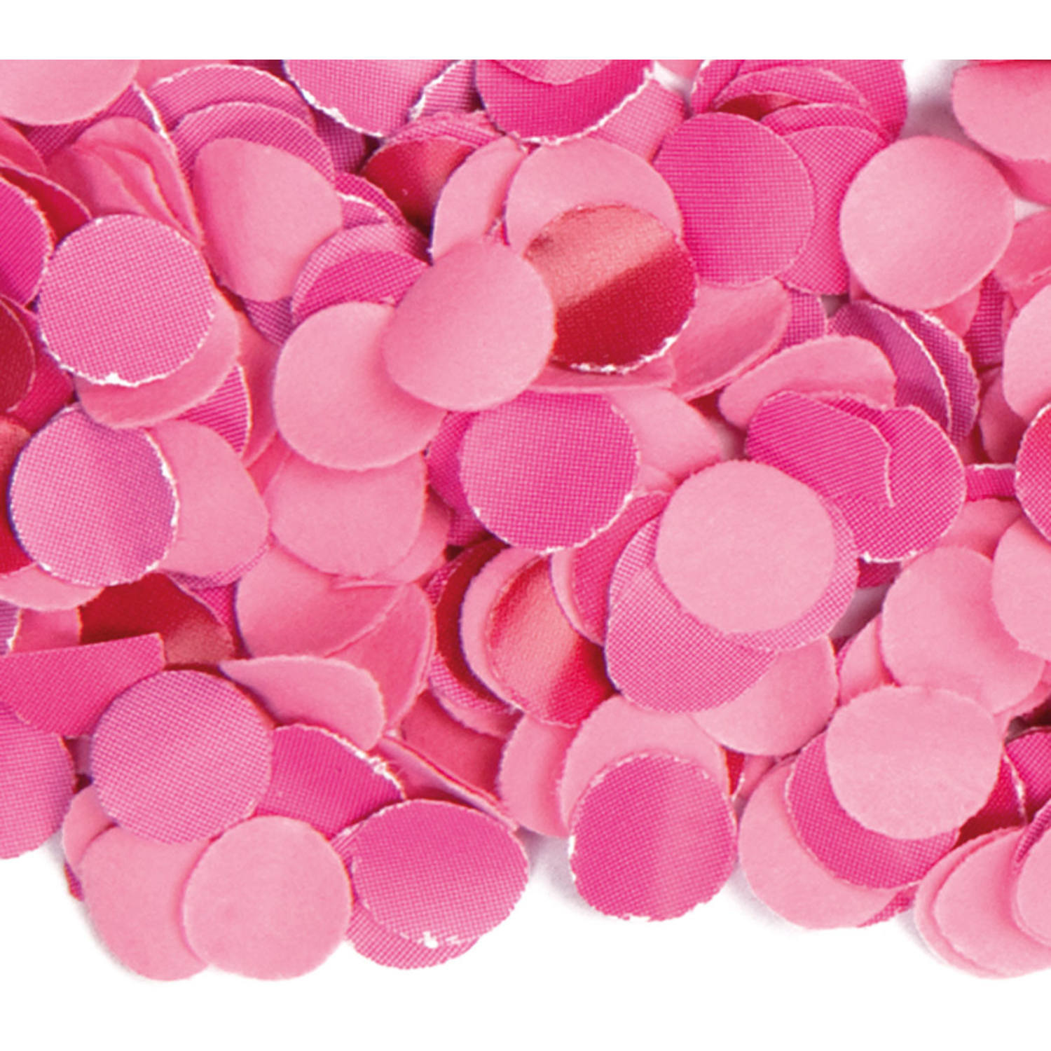 3x zakjes van 100 gram party confetti kleur roze