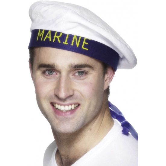 4x stuks marine matrozen verkleed hoedje