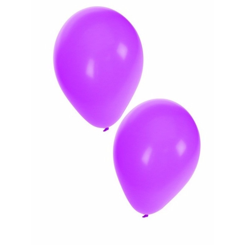 50 ballonnen paars -