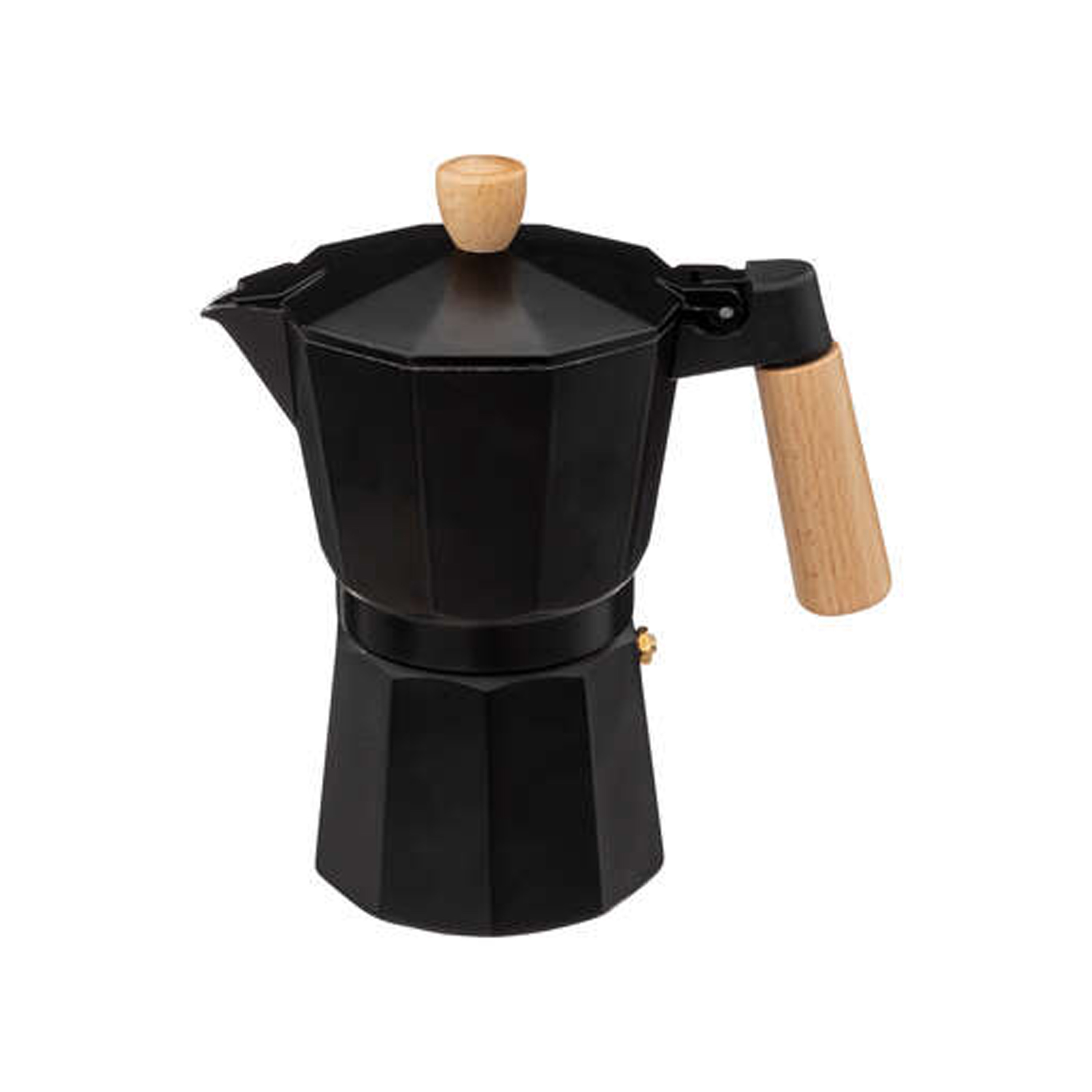 5Five Percolator Italiaans koffiezetapparaat - Aluminium - zwart - 300 ml - Koffiezetter -