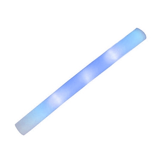 5x Partystaaf met blauw LED licht 48 cm