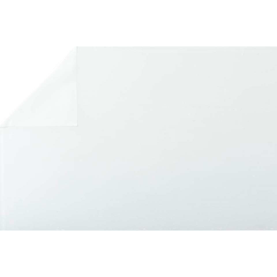 5x rollen raamfolie wit semi transparant 45 cm x 2 meter zelfklevend