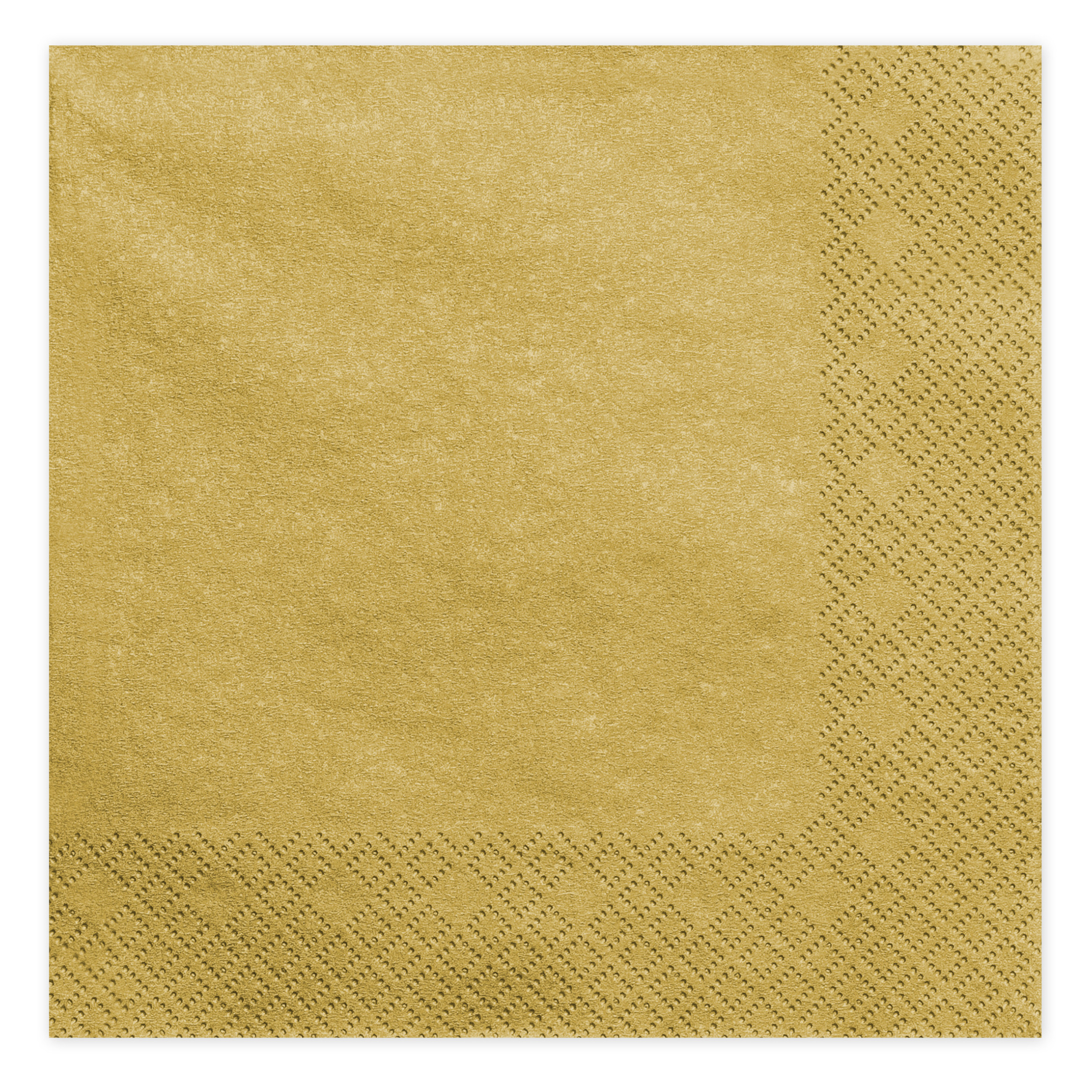 60x Papieren tafel servetten goud gekleurd 40 x 40 cm