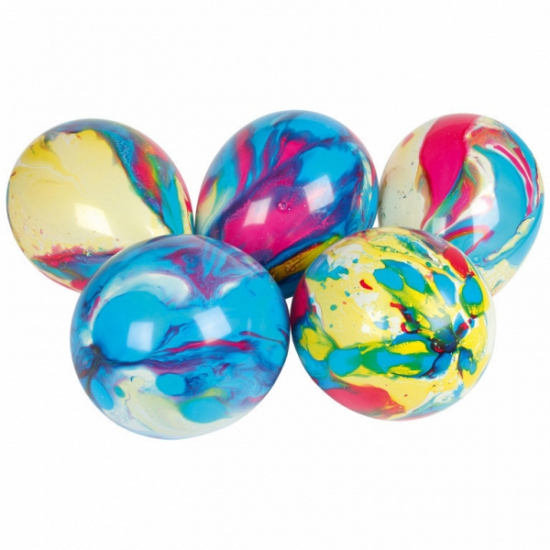 8x stuks Multicolor verjaardag ballonnen 18 cm -