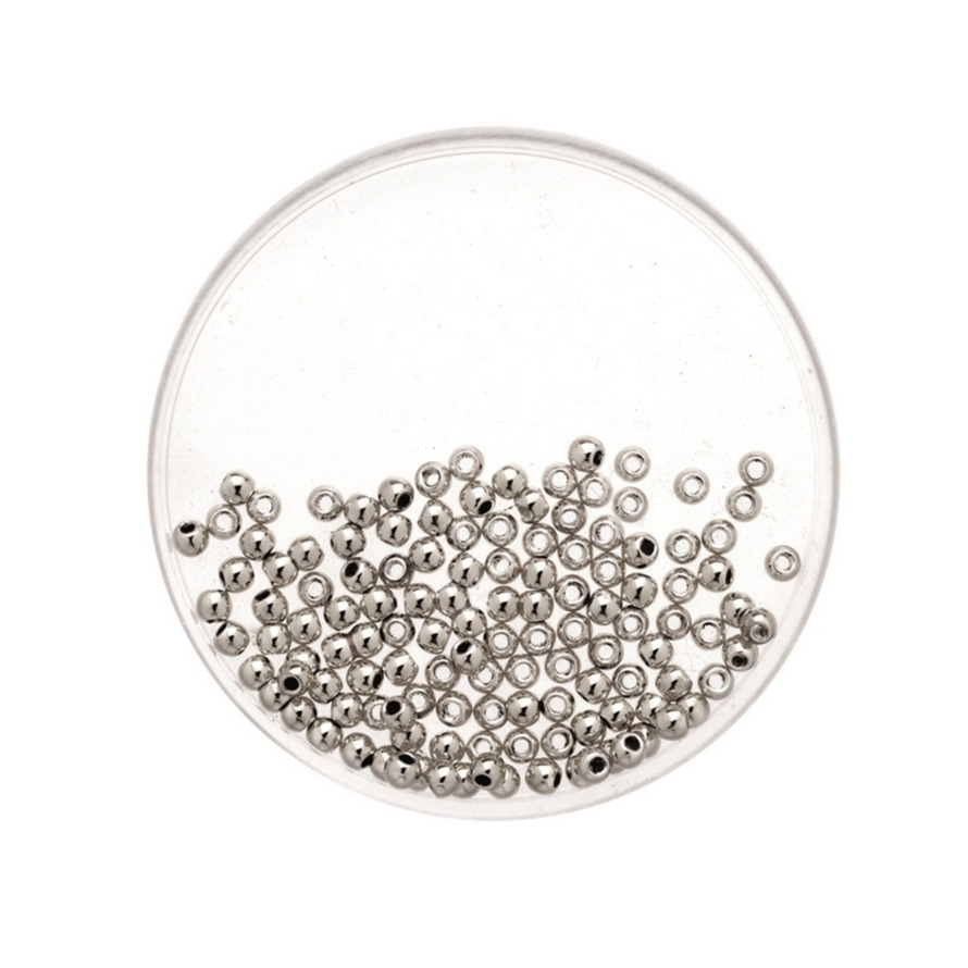 90x stuks metallic sieraden maken kralen in het zilver van 8 mm