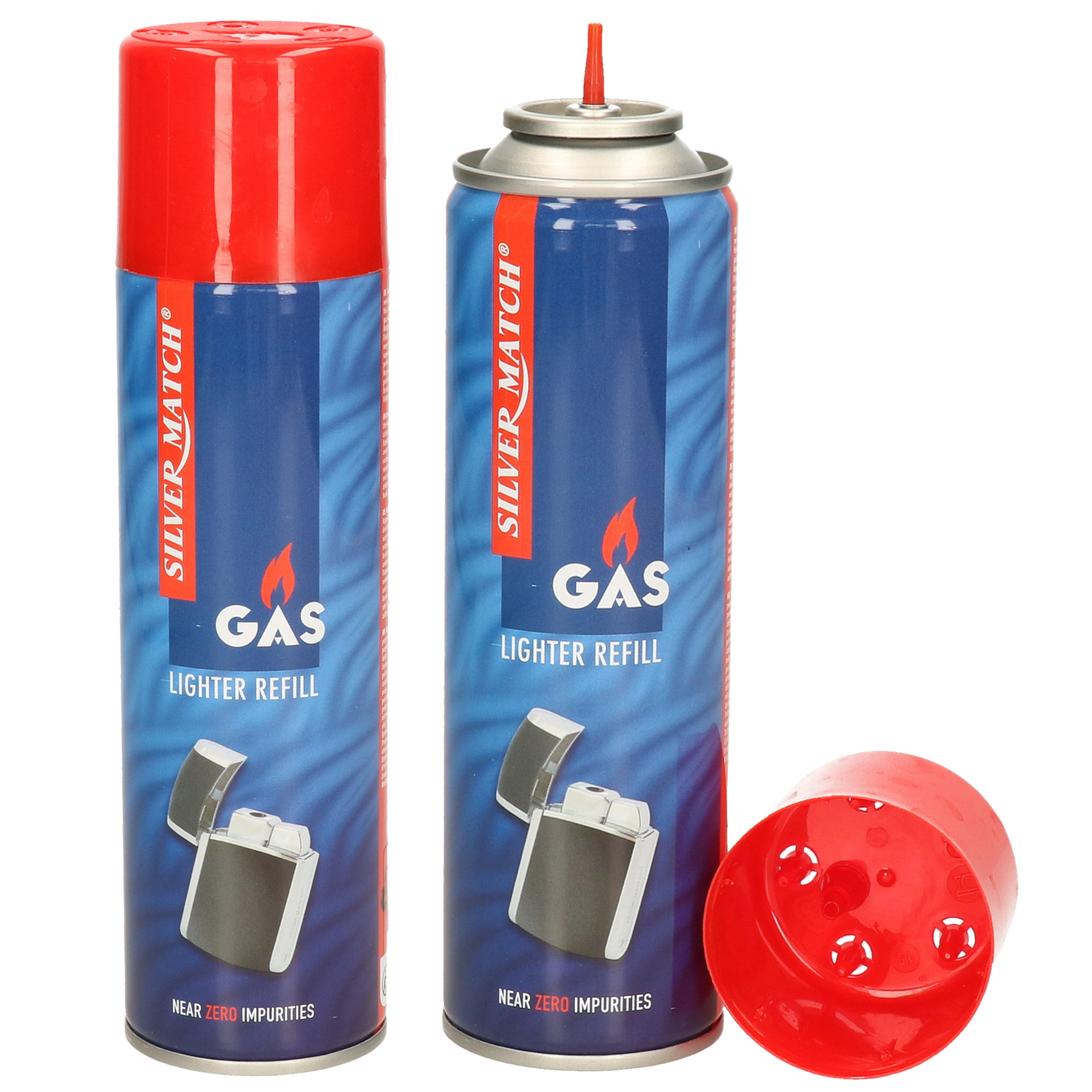 Aansteker gas-butaan gasfles 2x 250 ml voor kooktoestellen-aanstekers