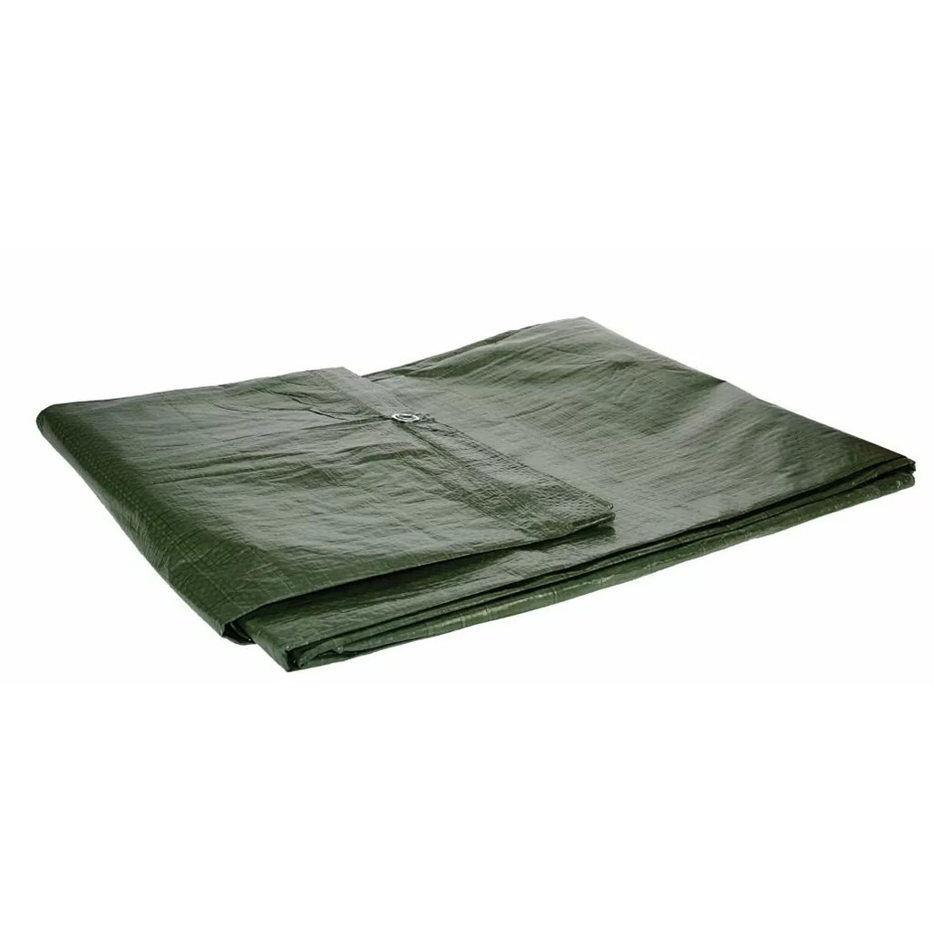 Afdekzeil-dekzeil groen waterdicht kunststof 90 gr-m2 200 x 400 cm