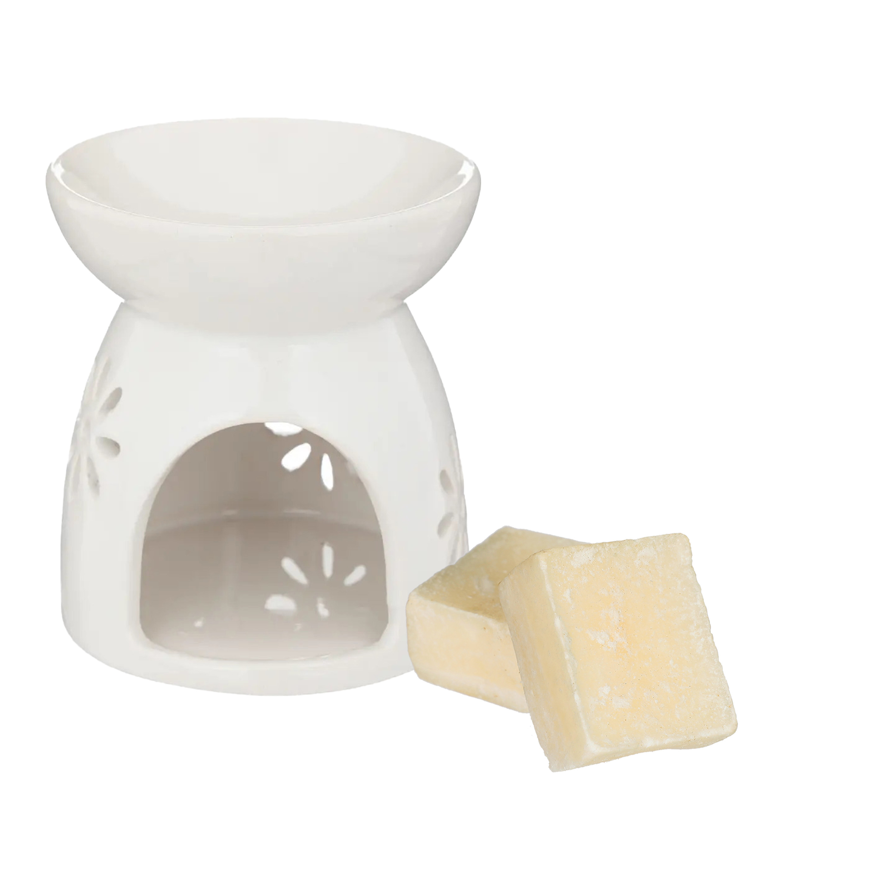 Amberblokjes-geurblokjes cadeauset cashmere geur inclusief geurbrander