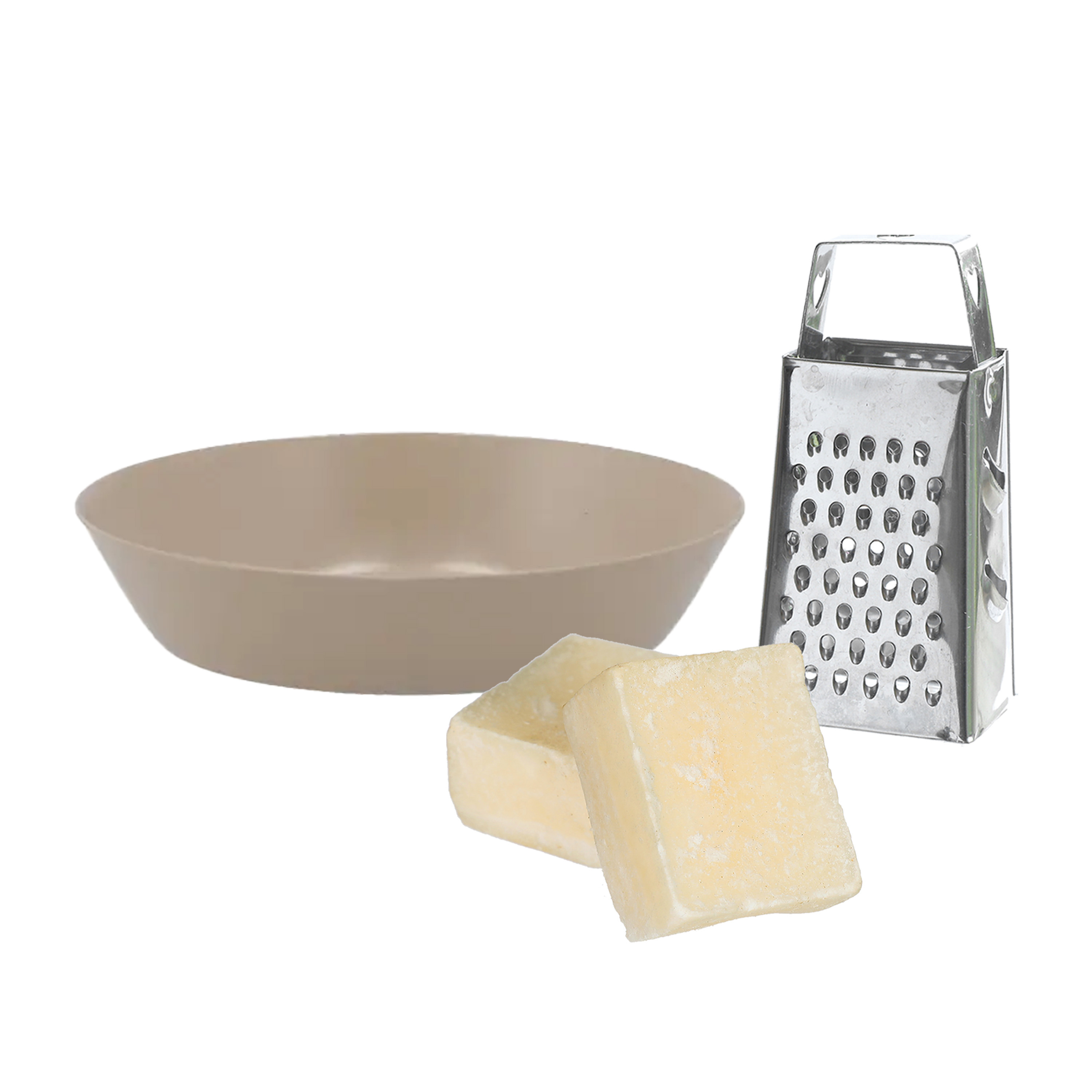 Amberblokjes-geurblokjes cadeauset cashmere geur inclusief schaaltje en mini rasp