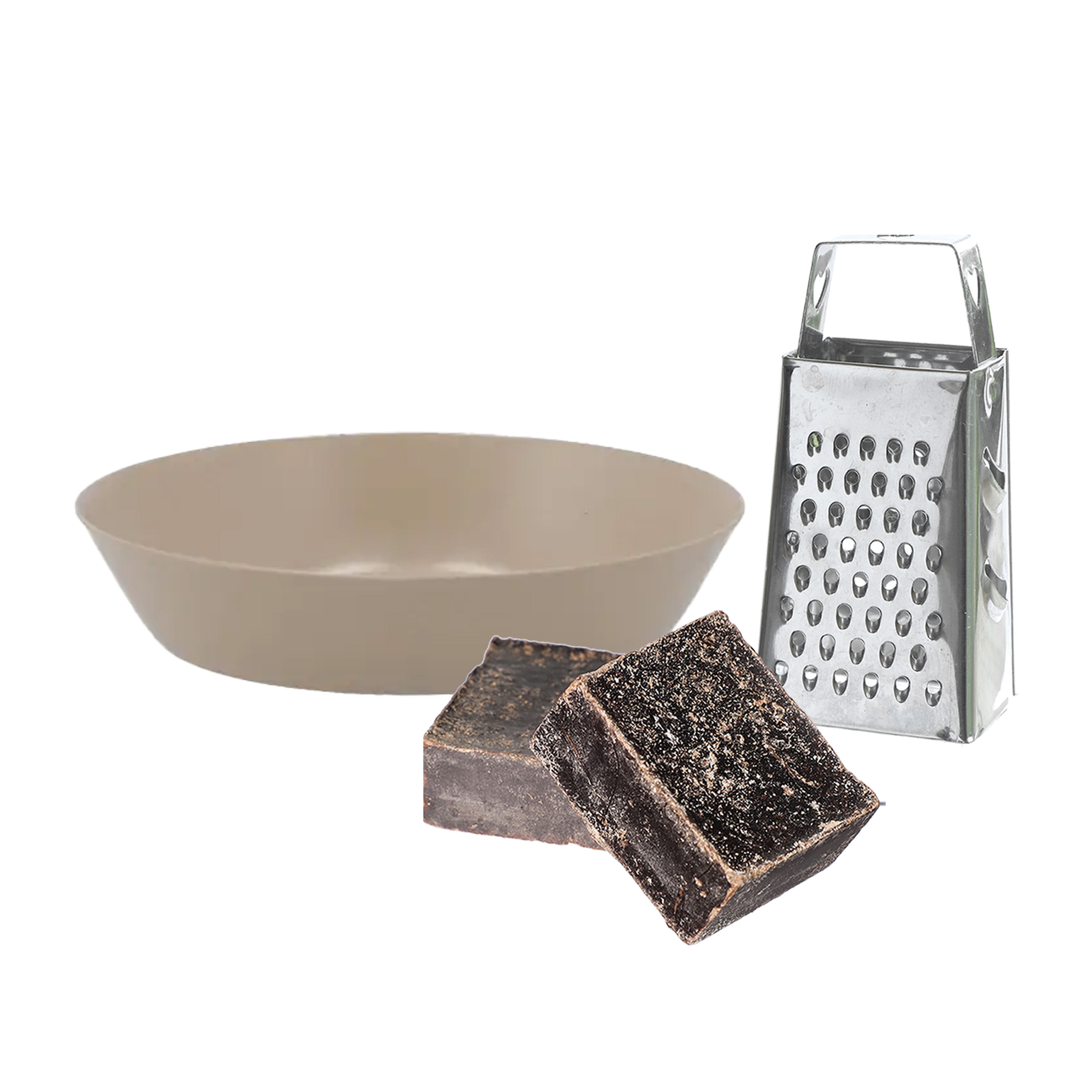 Amberblokjes-geurblokjes cadeauset ylang ylang geur inclusief schaaltje en mini rasp