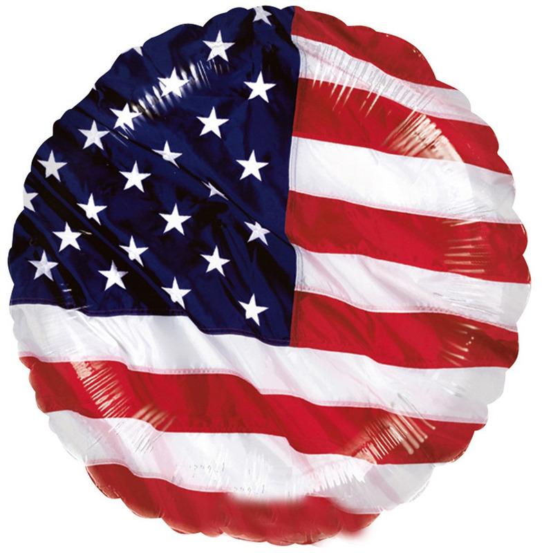 Amerikaanse vlag folie ballon