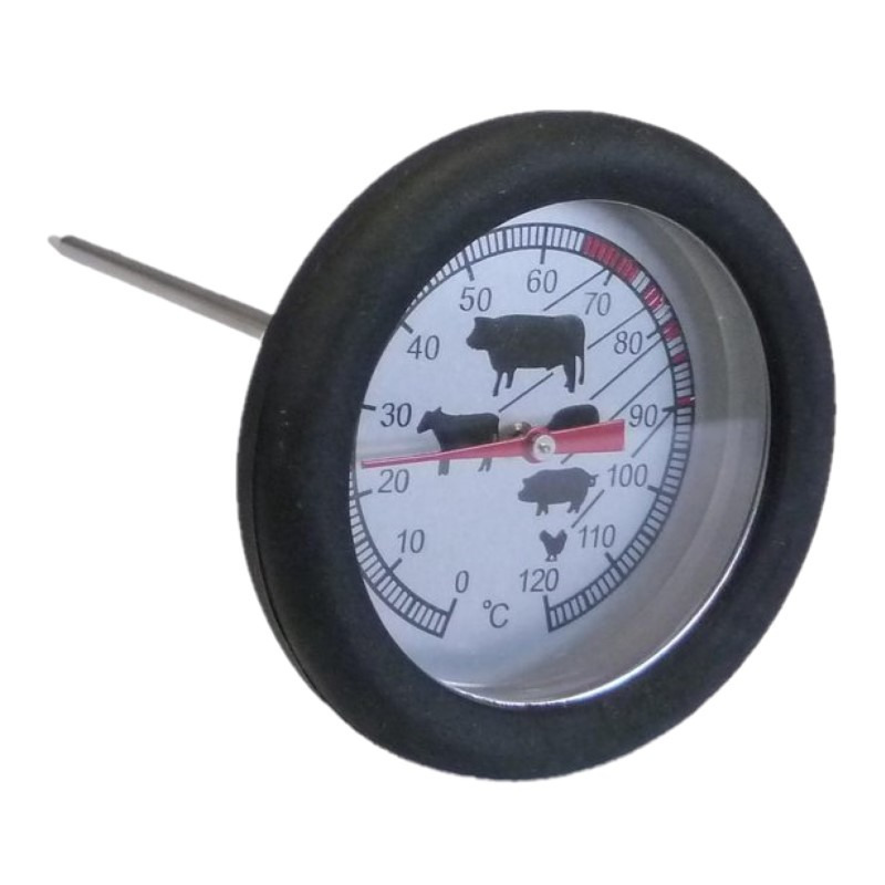 Analoge vleesthermometer-keuken thermometer RVS 12 cm