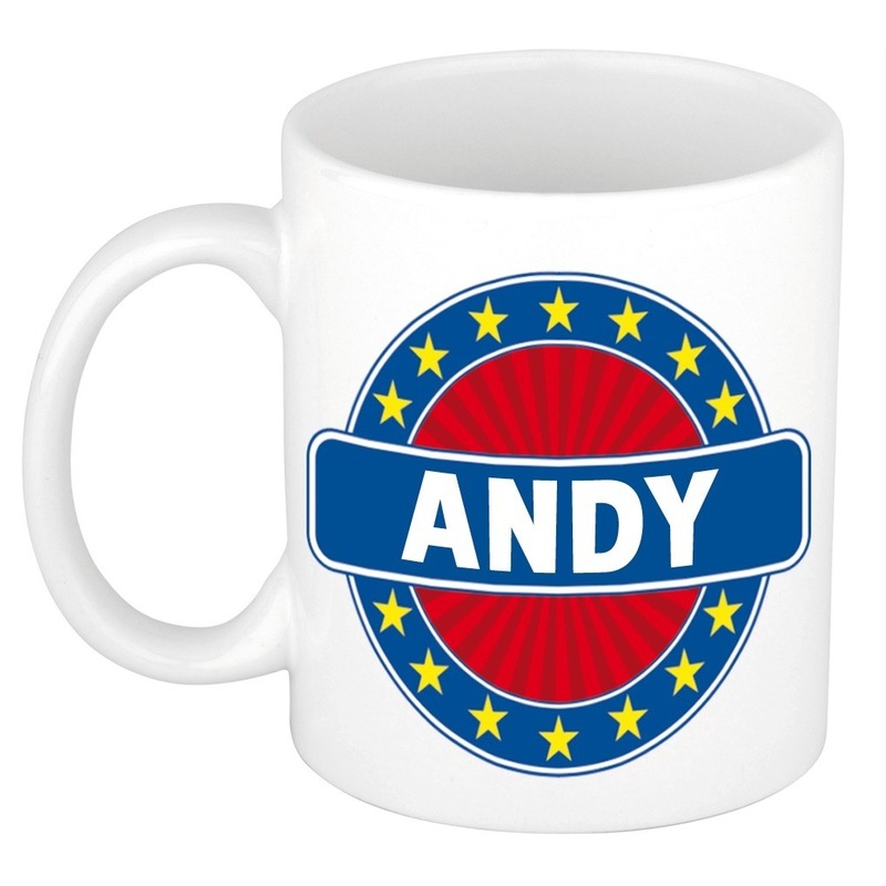 Andy naam koffie mok-beker 300 ml