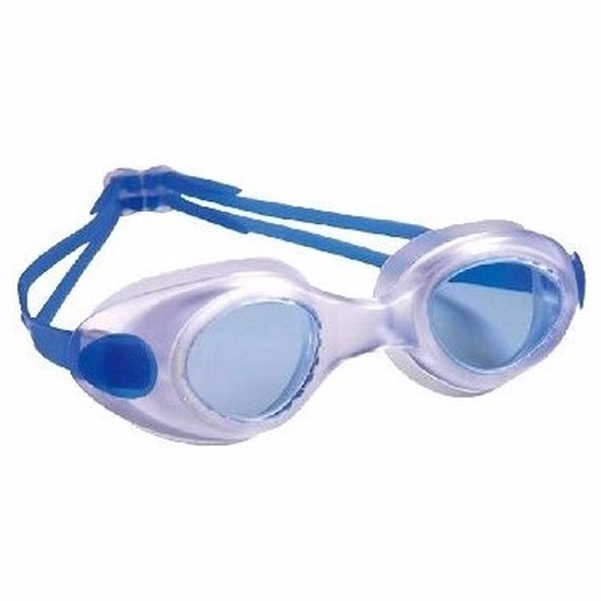 Anti chloor zwembril blauw voor volwassenen
