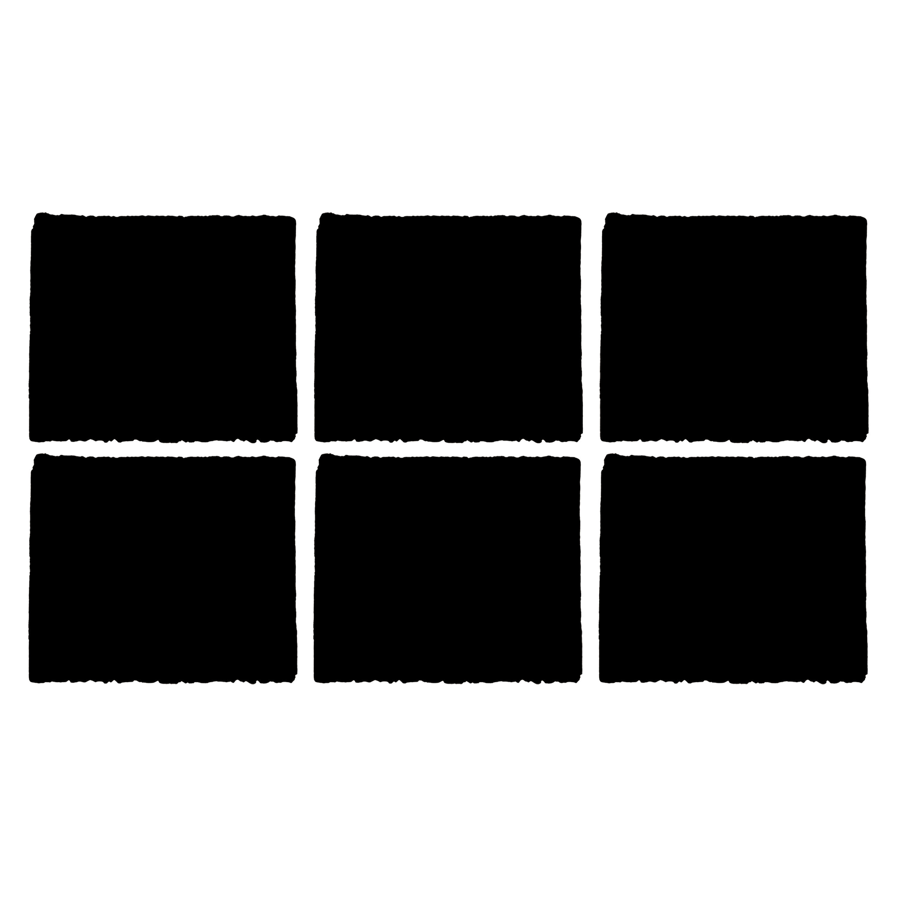 Afbeelding van Anti-krasvilt - 16x - zwart - 25 x 25 mm - vierkant - zelfklevend - meubel beschermvilt