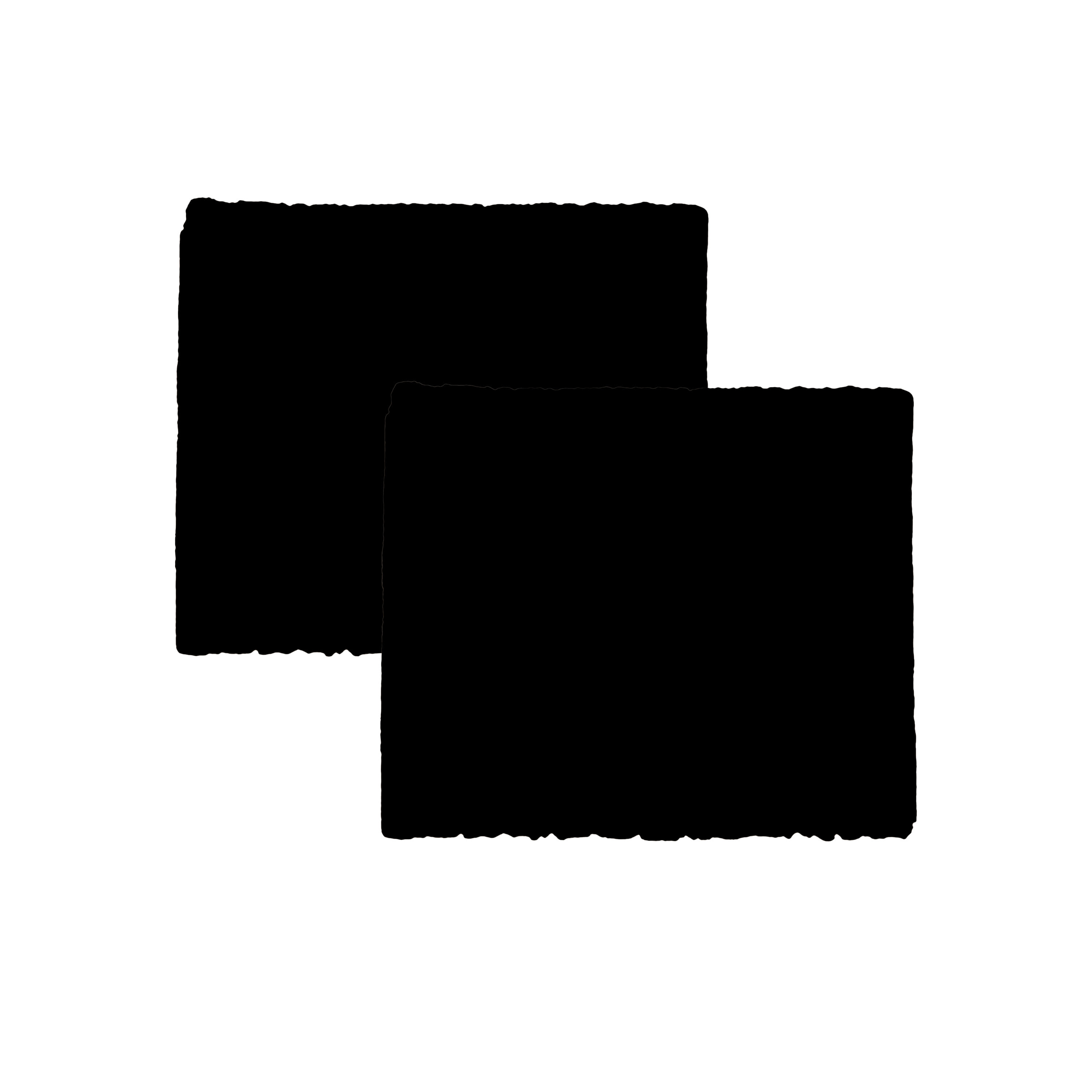 Afbeelding van Anti-krasvilt - 2x knipvel - zwart - 50 x 100 mm - rechthoek - zelfklevend - meubel beschermvilt