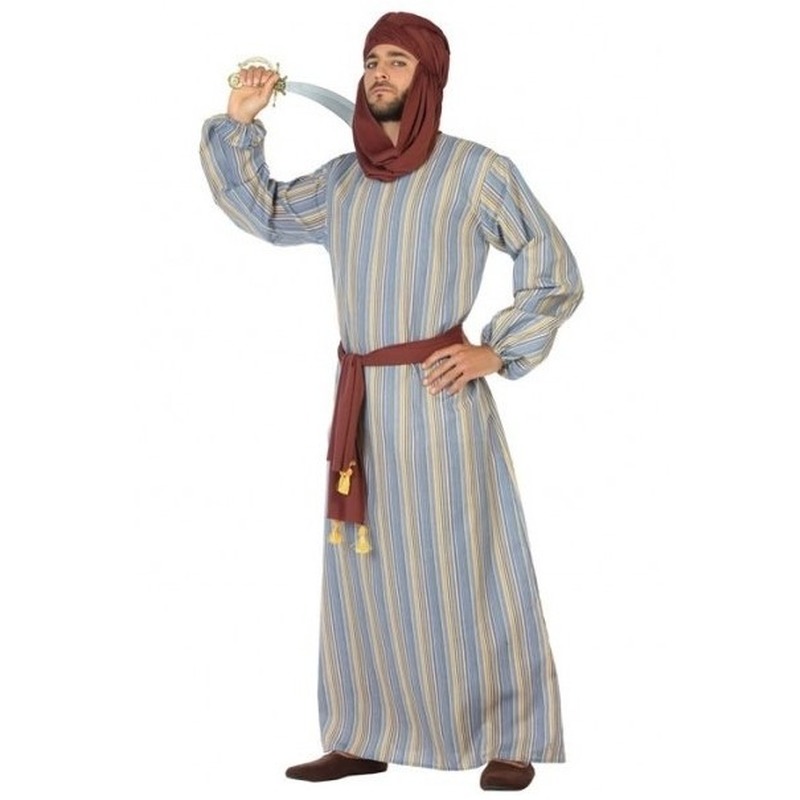 Arabische strijder Ali verkleed kostuum/gewaad voor heren