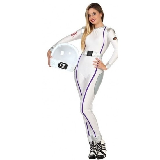 Astronauten verkleed kostuum/jumpsuit voor dames