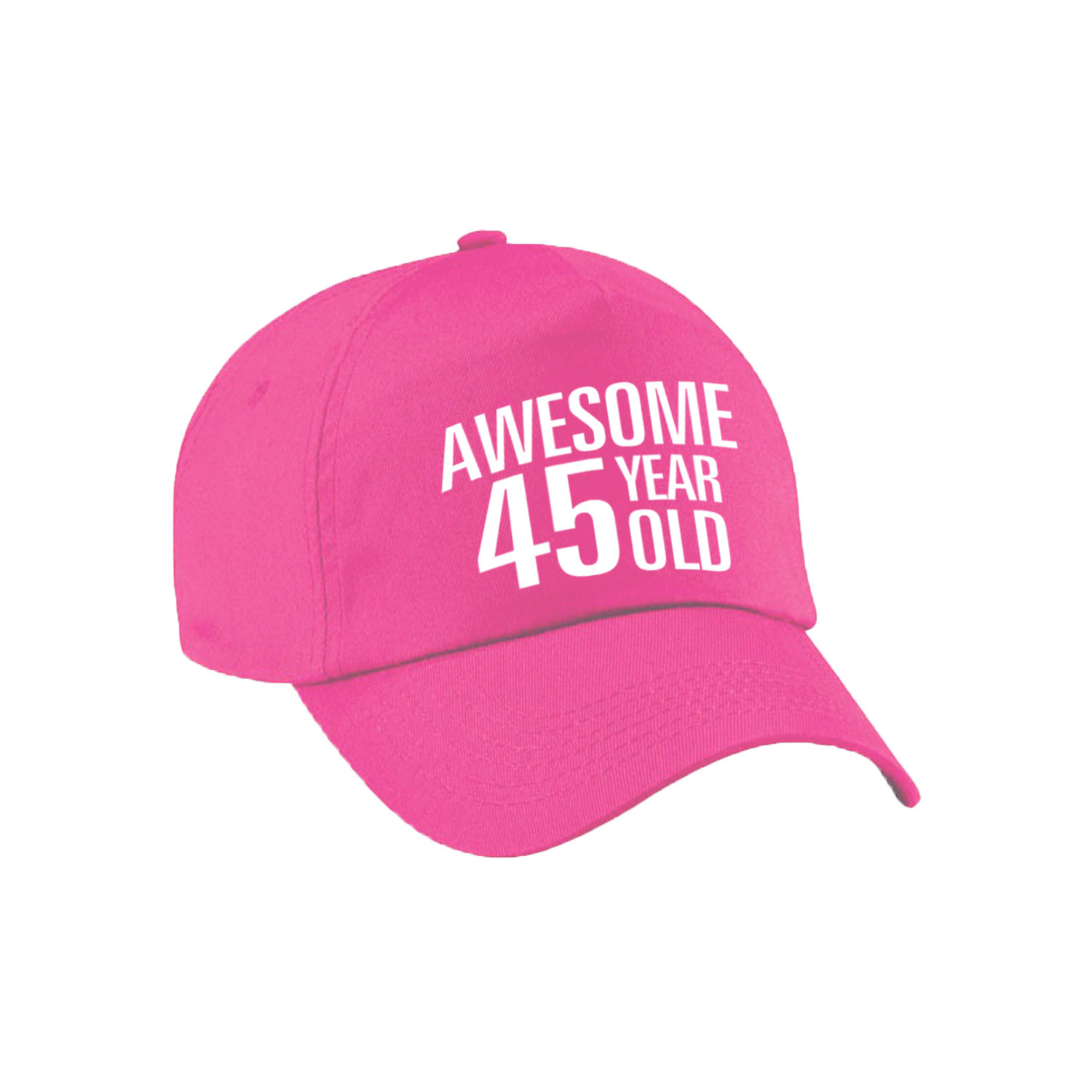 Awesome 45 year old verjaardag pet - cap roze voor dames en heren