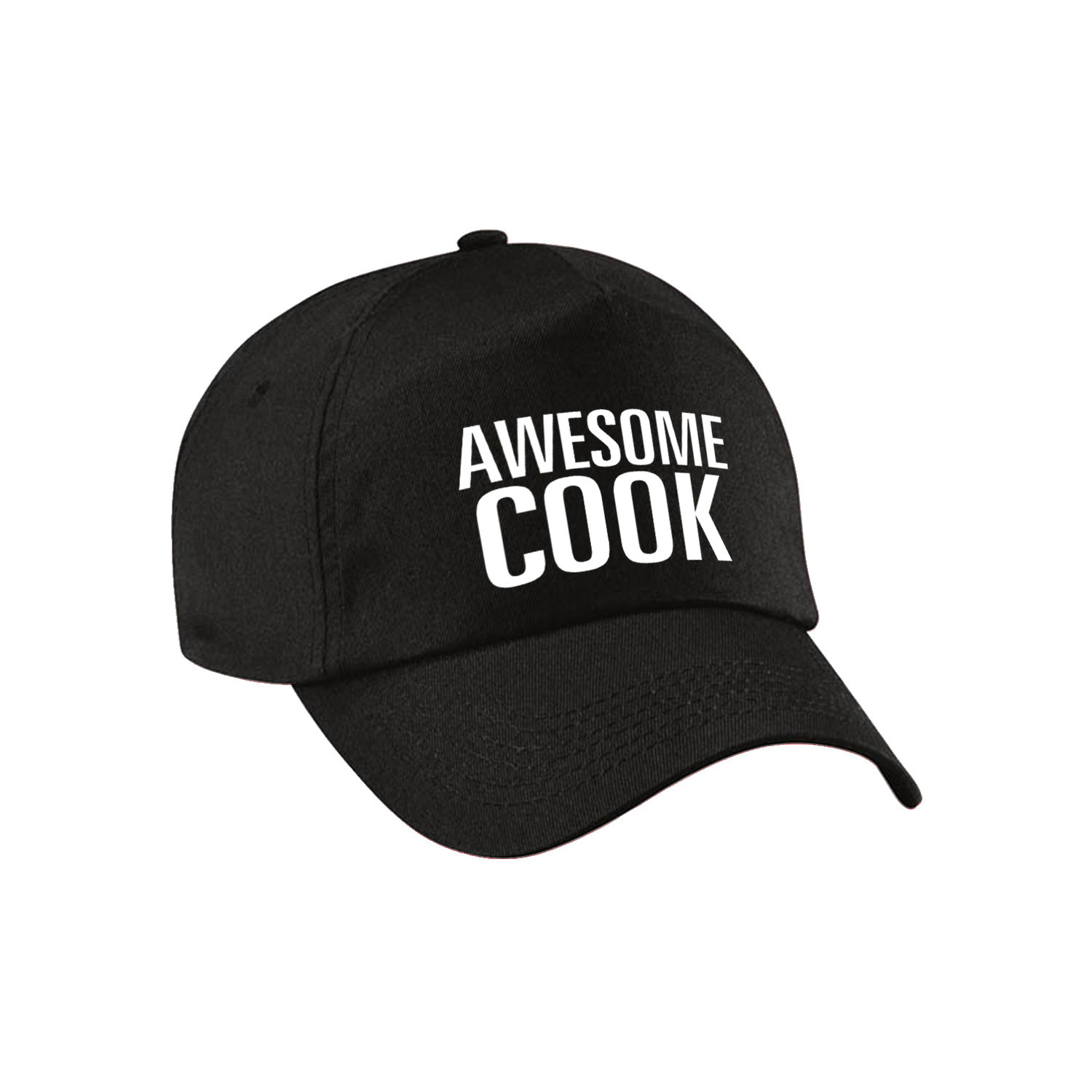 Awesome cook pet - cap zwart voor volwassenen - Geweldige kok cadeau