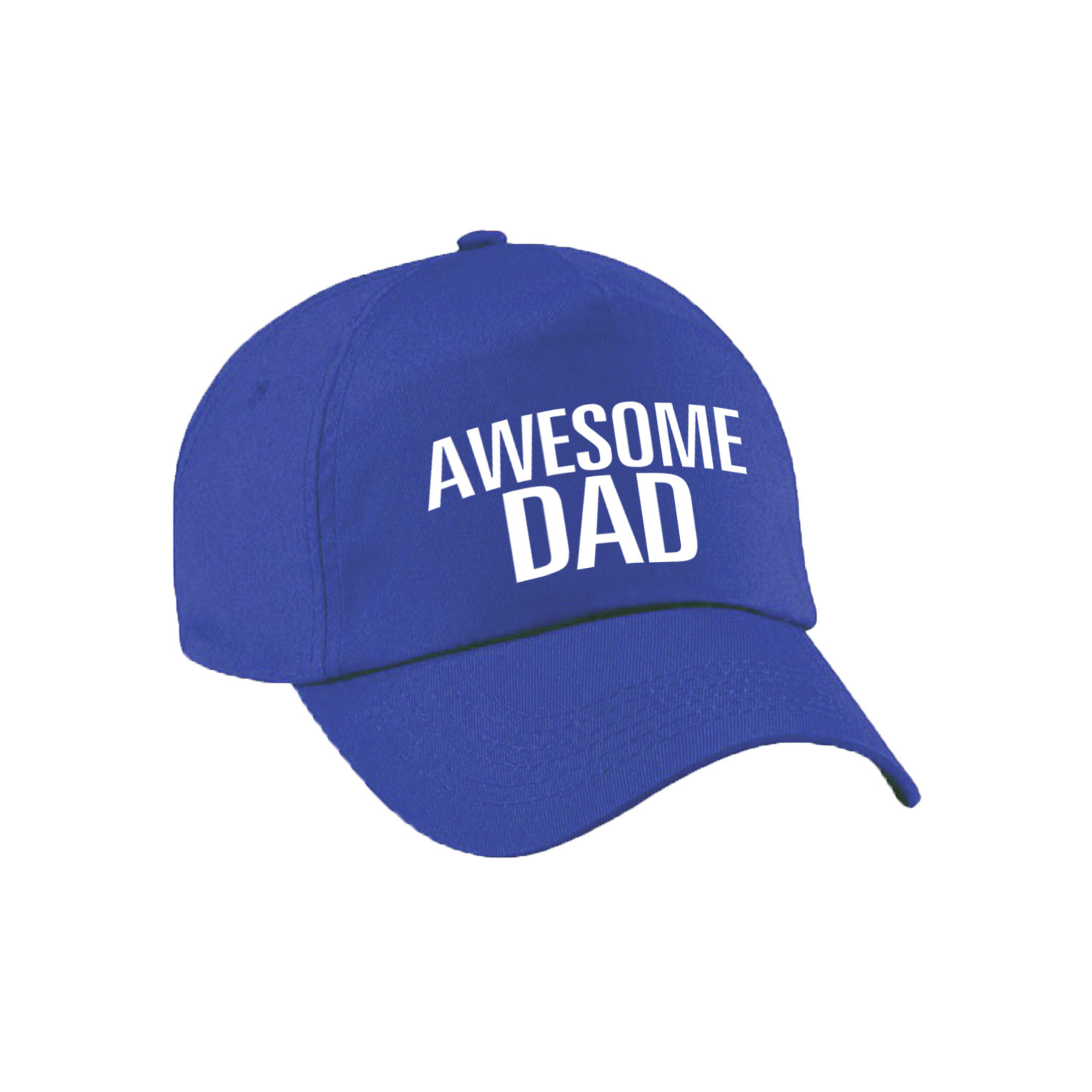 Awesome dad pet - cap voor papa - vaderdag blauw voor heren