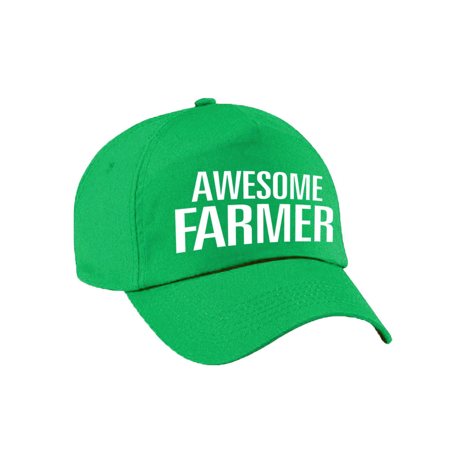 Awesome farmer pet - cap groen voor volwassenen