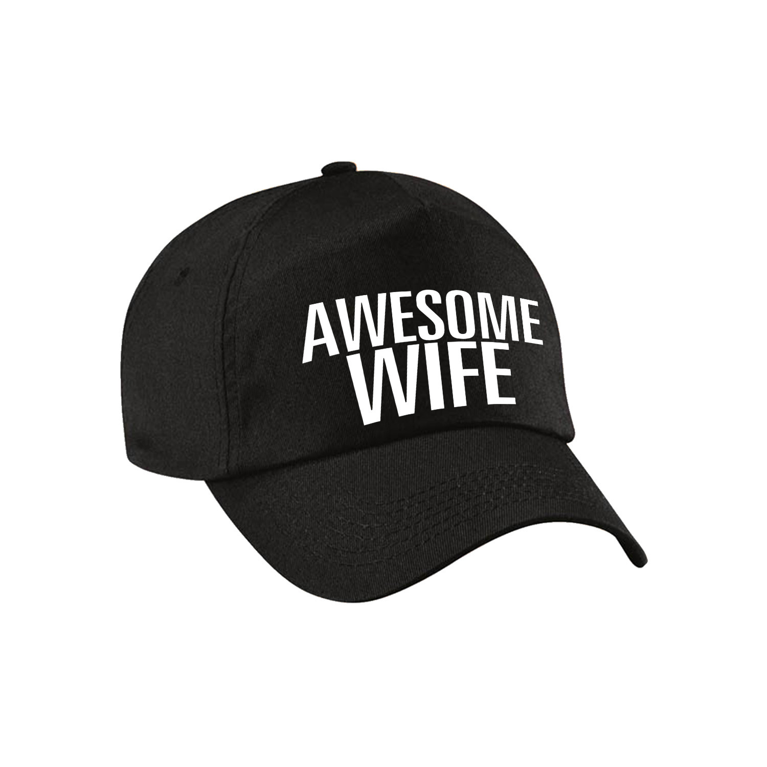 Awesome wife pet - cap voor echtgenote - vriendin zwart voor dames