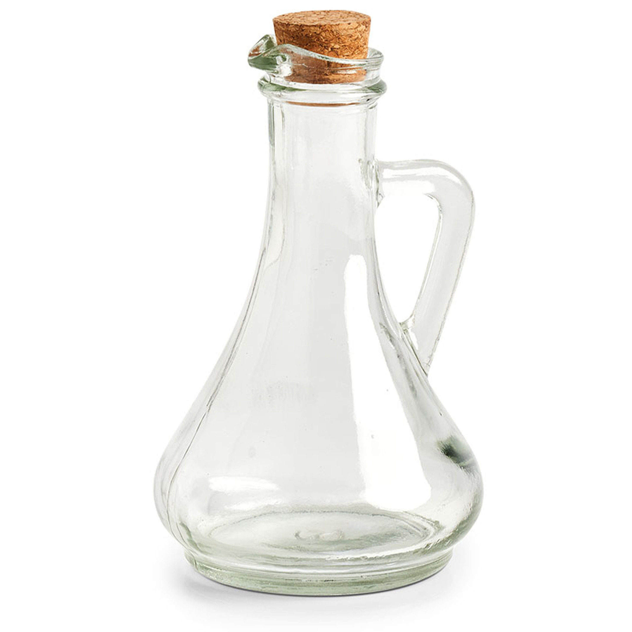 Azijn-olie fles glas 270 ml met kurk