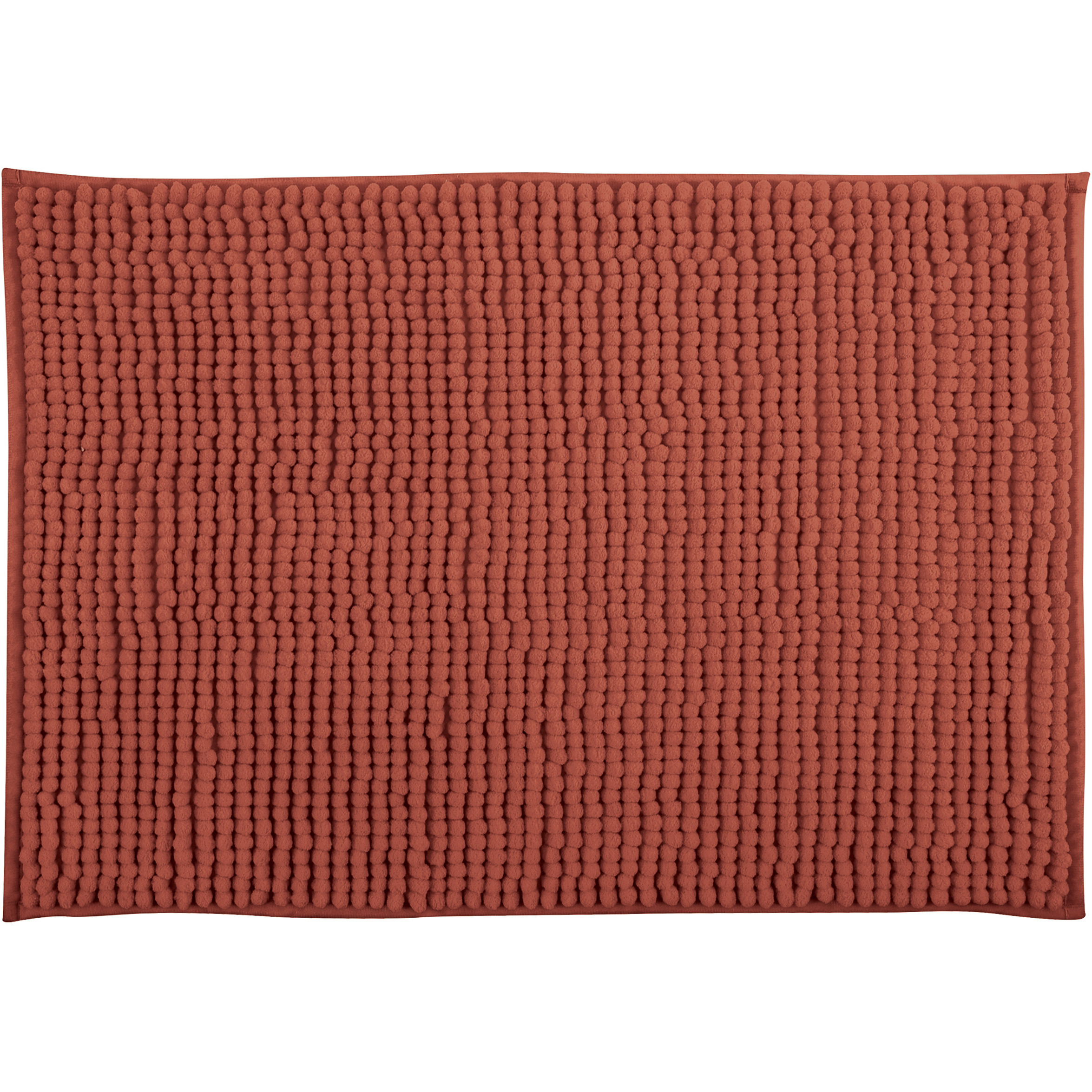 Badkamerkleedje-badmat tapijt kleedje voor op de vloer terracotta 60 x 90 cm