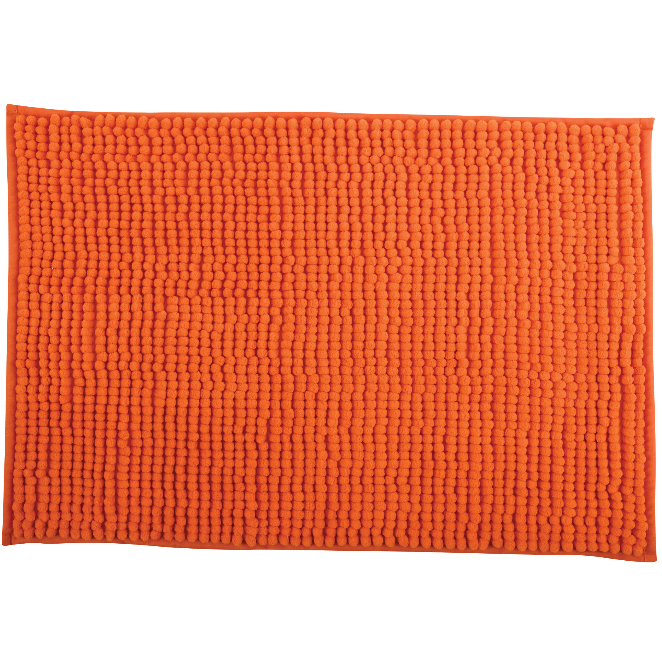Badkamerkleedje-badmat tapijt voor op de vloer oranje 60 x 90 cm