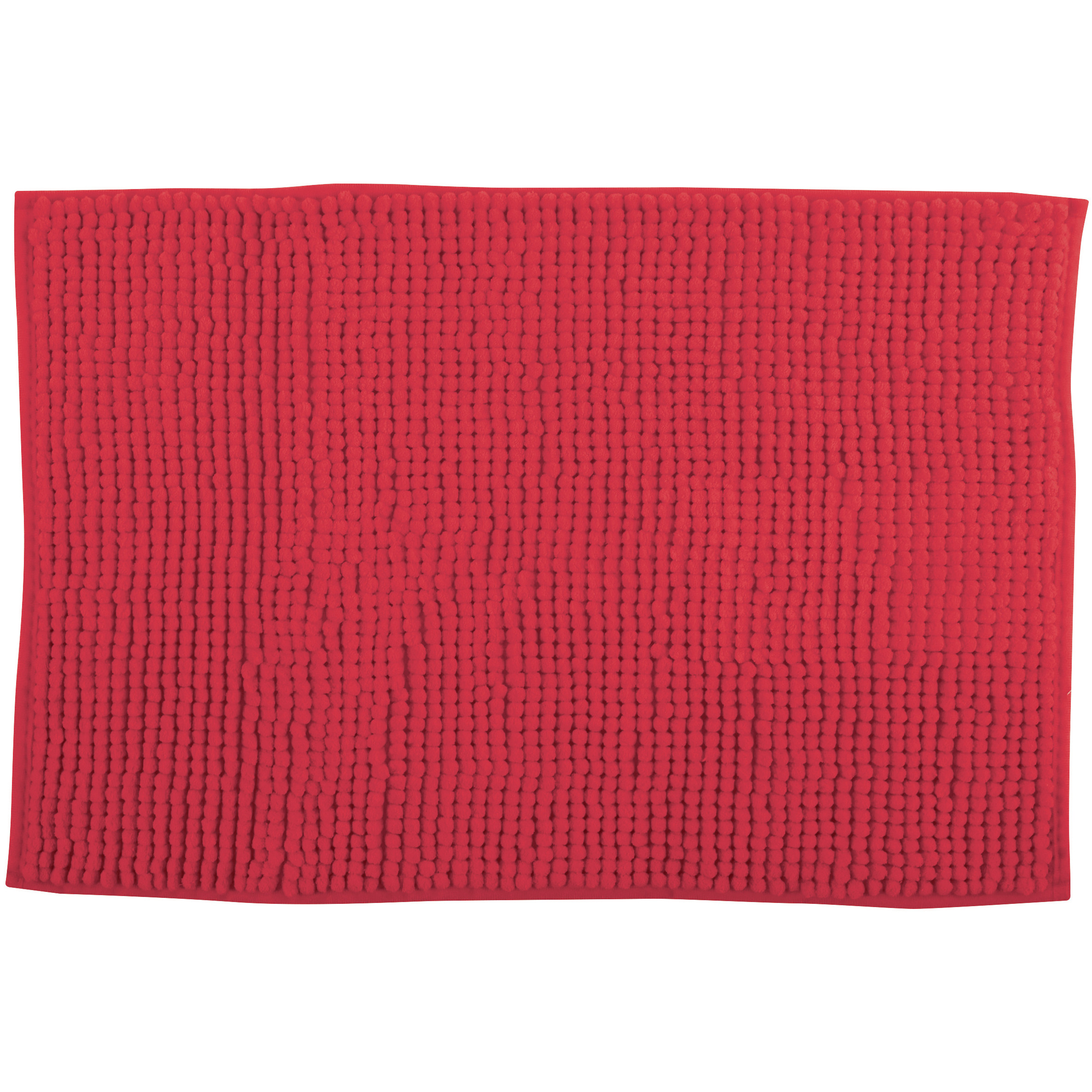 Badkamerkleedje-badmat tapijt voor op de vloer rood 40 x 60 cm